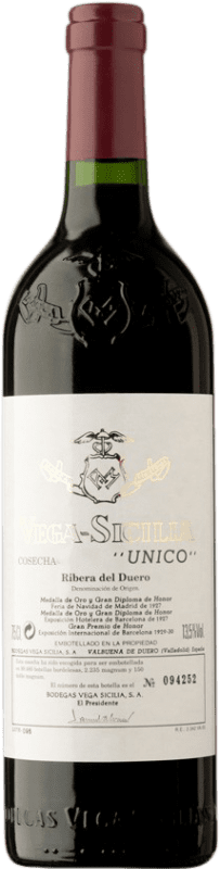 1 859,95 € | Red wine Vega Sicilia Único Grand Reserve 1968 D.O. Ribera del Duero Castilla y León Spain Tempranillo, Merlot, Cabernet Sauvignon Bottle 75 cl
