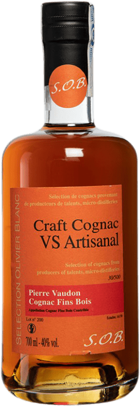 送料無料 | コニャック S.O.B. Craft Artisanal Pierre Vaudon Fins Bois VS Very Special — ベリースペシャル A.O.C. Cognac フランス 70 cl