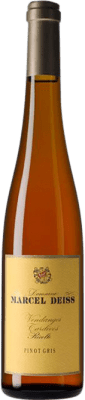 39,95 € | Vinho branco Marcel Deiss V.T. A.O.C. Alsace Alsácia França Pinot Cinza Garrafa Medium 50 cl
