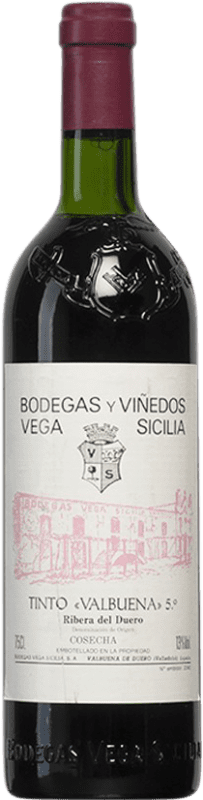 177,95 € Envío gratis | Vino tinto Vega Sicilia Valbuena 5º Año Reserva 1983 D.O. Ribera del Duero