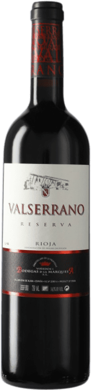 23,95 € | Red wine La Marquesa Valserrano Reserve D.O.Ca. Rioja Spain Tempranillo, Graciano 75 cl