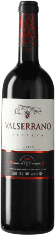 19,95 € | Красное вино La Marquesa Valserrano Резерва D.O.Ca. Rioja Испания Tempranillo — Темпранильо, Graciano — Грасиано 75 cl