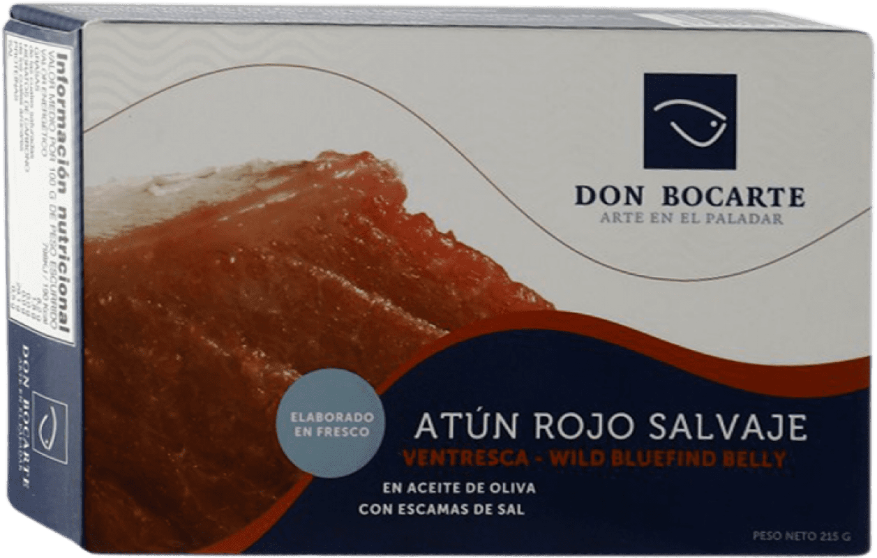 Envio grátis | Conservas de Pescado Don Bocarte Ventresca de Atún Rojo Espanha