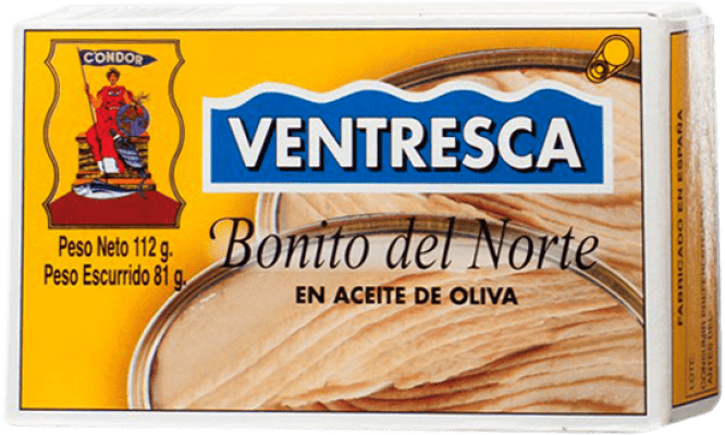 Envio grátis | Conservas de Peixe Condor Ventresca de Bonito del Norte en Aceite de Oliva Espanha