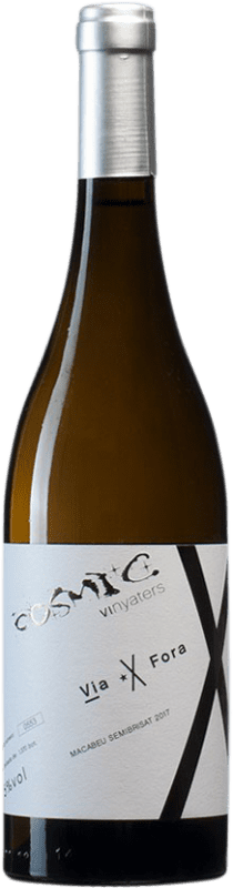 15,95 € | White wine Còsmic Via Fora Semi-Brisat D.O. Penedès Catalonia Spain Macabeo Bottle 75 cl