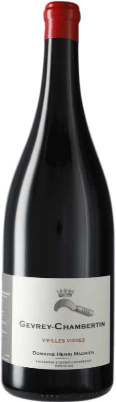 Free Shipping | Red wine Henri Magnien Vieilles Vignes A.O.C. Gevrey-Chambertin Burgundy France Pinot Black Magnum Bottle 1,5 L