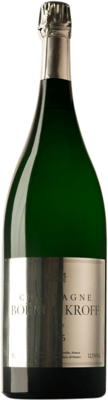 Kostenloser Versand | Weißer Sekt Boërl & Kroff Vintage Brut 1995 A.O.C. Champagne Champagner Frankreich Spätburgunder, Chardonnay Jeroboam-Doppelmagnum Flasche 3 L