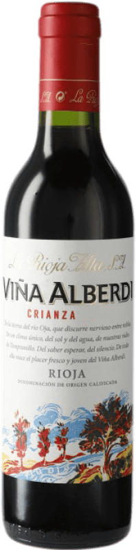 18,95 € Kostenloser Versand | Rotwein Rioja Alta Viña Alberdi Alterung D.O.Ca. Rioja Halbe Flasche 37 cl