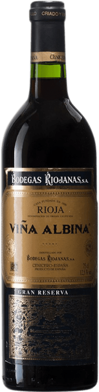 49,95 € Free Shipping | Red wine Bodegas Riojanas Viña Albina Gran Reserva D.O.Ca. Rioja Spain Tempranillo, Graciano, Mazuelo Bottle 75 cl