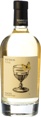 15,95 € Free Shipping | White wine Torelló Vittios D.O. Penedès Catalonia Spain Xarel·lo Medium Bottle 50 cl