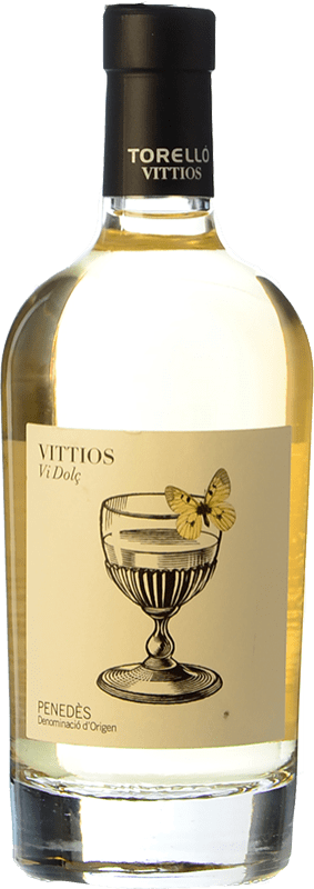 12,95 € 免费送货 | 白葡萄酒 Torelló Vittios D.O. Penedès 瓶子 Medium 50 cl