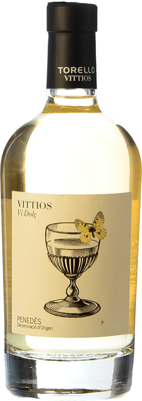 Envoi gratuit | Vin blanc Torelló Vittios D.O. Penedès Catalogne Espagne Xarel·lo Bouteille Medium 50 cl