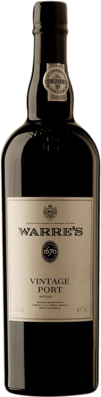 Free Shipping | Red wine Warre's Vintage I.G. Porto Porto Portugal Touriga Franca, Touriga Nacional, Tinta Roriz 75 cl