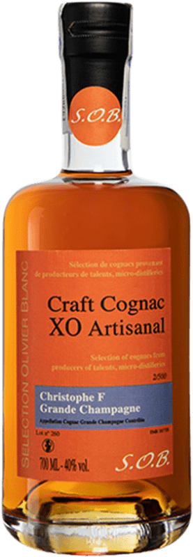 Free Shipping | Cognac S.O.B. Craft Artisanal Christophe Fillioux Grande Champagne XO Extra Old A.O.C. Cognac France 70 cl