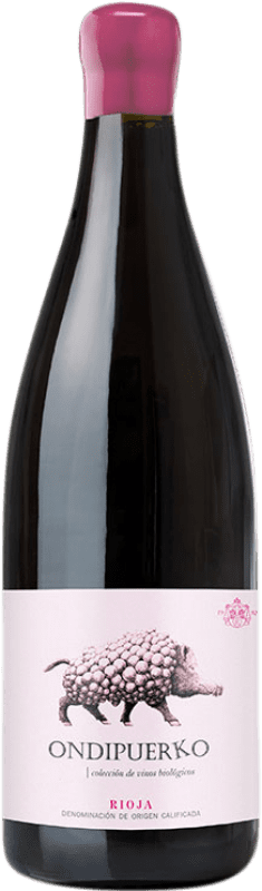 18,95 € | Розовое вино Vinícola Real Ondipuerko Rosado D.O.Ca. Rioja Ла-Риоха Испания Tempranillo, Grenache, Viura 75 cl