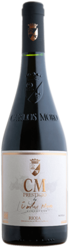 56,95 € | Rotwein Carlos Moro CM Prestigio D.O.Ca. Rioja La Rioja Spanien Tempranillo Magnum-Flasche 1,5 L