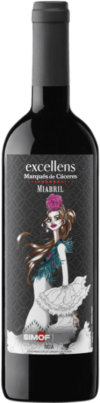 16,95 € | Red wine Marqués de Cáceres Excellens SIMOF Reserve D.O.Ca. Rioja The Rioja Spain Tempranillo Bottle 70 cl