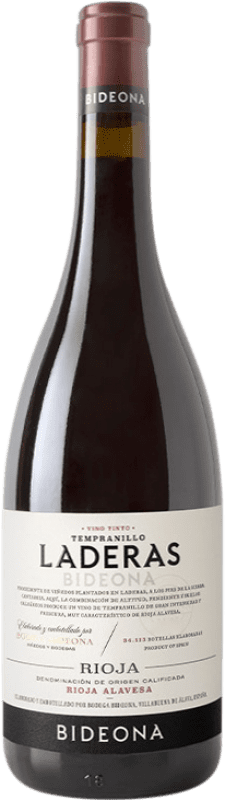 10,95 € | Красное вино Península Bideona Tempranillo de Laderas D.O.Ca. Rioja Ла-Риоха Испания Tempranillo — Темпранильо 75 cl