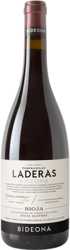 17,95 € 送料無料 | 赤ワイン Península Bideona Tempranillo de Laderas D.O.Ca. Rioja