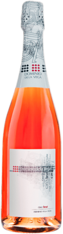 5,95 € 免费送货 | 玫瑰气泡酒 Dominio de la Vega Idilicum Rosado 香槟 D.O. Cava