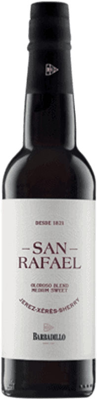 19,95 € Free Shipping | Fortified Wine Barbadillo San Rafael Medium D.O. Jerez-Xérès-Sherry Half Bottle 37 cl