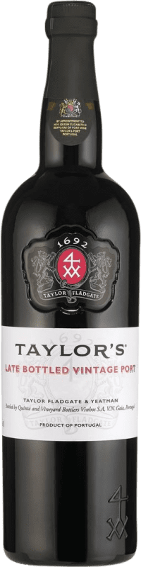 Free Shipping | Fortified wine Taylor's Late Bottled Vintage I.G. Porto Porto Portugal Touriga Franca, Touriga Nacional, Tinta Barroca 75 cl