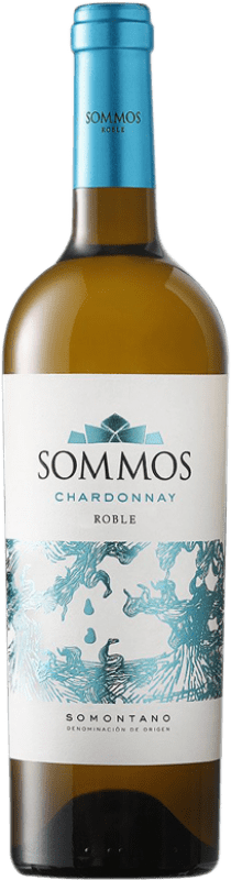 9,95 € Envío gratis | Vino blanco Sommos Blanco Roble D.O. Somontano