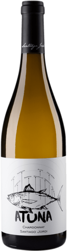 Бесплатная доставка | Белое вино Santiago Jordi Atuna молодое D.O. Somontano Арагон Испания Chardonnay — Шардоне 75 cl