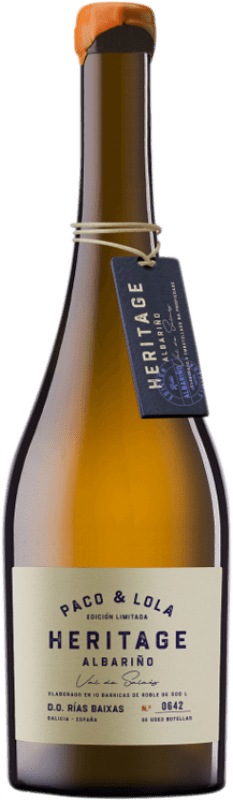 39,95 € Kostenloser Versand | Weißwein Paco & Lola Heritage D.O. Rías Baixas