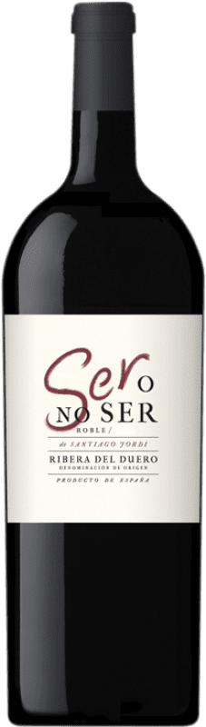 21,95 € | 红酒 Santiago Jordi Ser O No Ser D.O. Ribera del Duero 卡斯蒂利亚莱昂 西班牙 Tempranillo 瓶子 Magnum 1,5 L