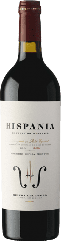 免费送货 | 红酒 Territorio Luthier Hispania D.O. Ribera del Duero 卡斯蒂利亚莱昂 西班牙 Tempranillo, Grenache, Albillo 75 cl