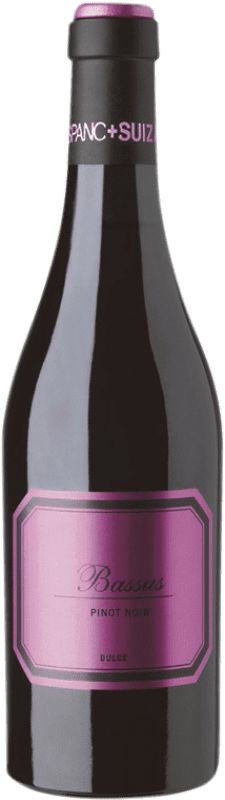24,95 € | Rosé wine Hispano-Suizas Bassus Sweet D.O. Utiel-Requena Valencian Community Spain Pinot Black 75 cl