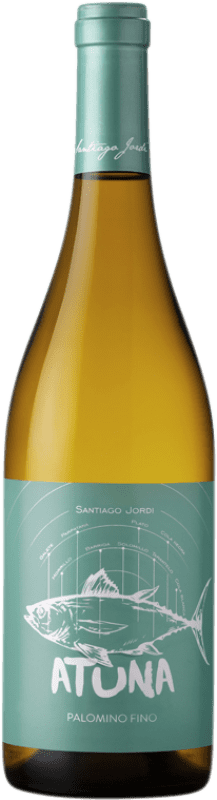 免费送货 | 白酒 Santiago Jordi Atuna I.G.P. Vino de la Tierra de Cádiz 安达卢西亚 西班牙 Palomino Fino 75 cl