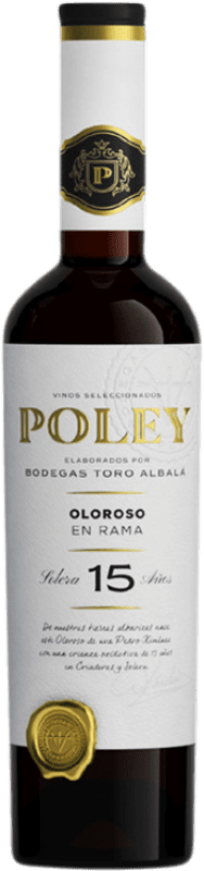 Kostenloser Versand | Likörwein Toro Albalá Poley Oloroso en Rama Solera D.O. Montilla-Moriles Andalusien Spanien Pedro Ximénez 15 Jahre Medium Flasche 50 cl