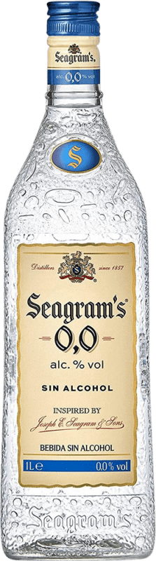 Envio grátis | Gin Seagram's 0,0 Gin Reino Unido 1 L Sem Álcool