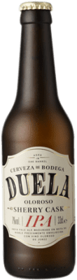 Free Shipping | Beer Sherry Beer Duela Sherry Cask Finish, IPA — India Pale Ale Andalusia Spain Third-Liter Bottle 33 cl