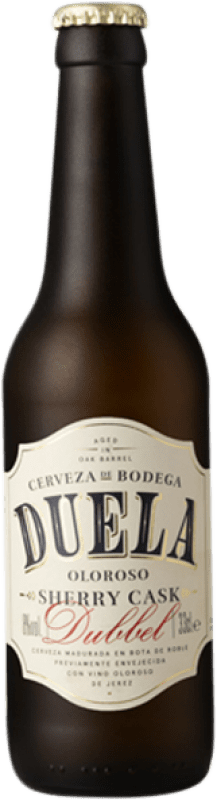 Spedizione Gratuita | Birra Sherry Beer Duela Dubbel Oloroso Sherry Cask Finish — Affinato in Botte Andalusia Spagna Bottiglietta Terzo 33 cl