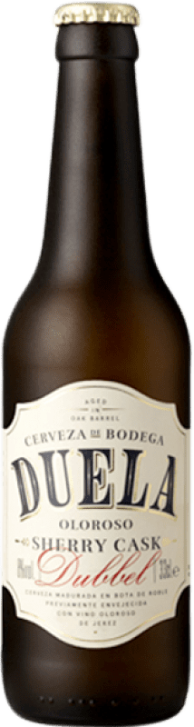 Envío gratis | Cerveza Sherry Beer Duela Oloroso Sherry Cask Finish — Acabado en Barrica, Dubbel Andalucía España Botellín Tercio 33 cl