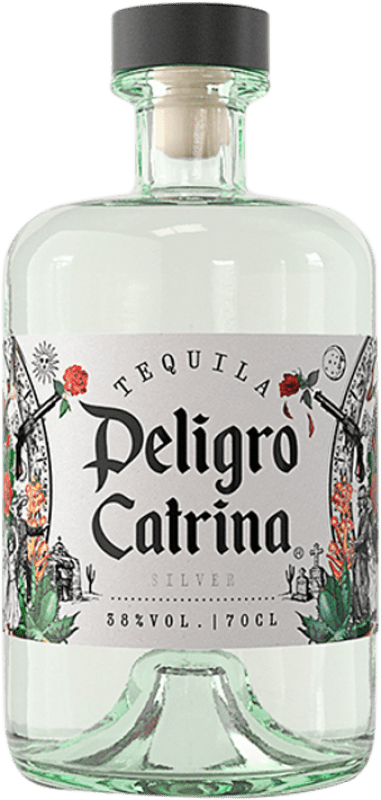 9,95 € | 龙舌兰 Andalusí Peligro Catrina Silver 西班牙 70 cl