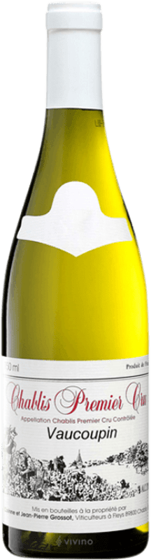 65,95 € Spedizione Gratuita | Vino bianco Corinne & Jean-Pierre Grossot Vaucoupin A.O.C. Chablis Premier Cru