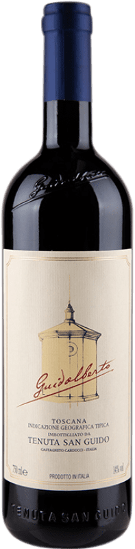 123,95 € 免费送货 | 红酒 San Guido Guidalberto I.G.T. Toscana 瓶子 Magnum 1,5 L