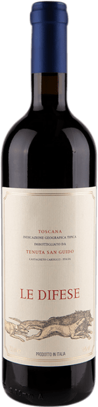 82,95 € Spedizione Gratuita | Vino rosso San Guido Le Difese Bottiglia Magnum 1,5 L