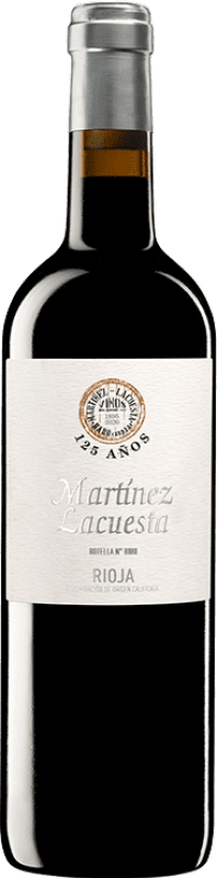 Kostenloser Versand | Rotwein Martínez Lacuesta 125th Edición Especial Aniversario — Jubiläumsedition Große Reserve — Lange Reifung D.O.Ca. Rioja La Rioja Spanien Tempranillo 75 cl
