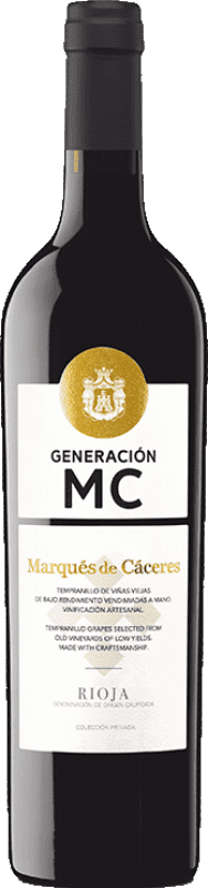 38,95 € | Vino rosso Marqués de Cáceres Generación MC D.O.Ca. Rioja La Rioja Spagna Tempranillo 75 cl