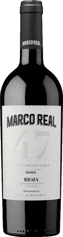 11,95 € | Red wine Marco Real Cuvée Especial 47 Aged D.O.Ca. Rioja Basque Country Spain Tempranillo 75 cl