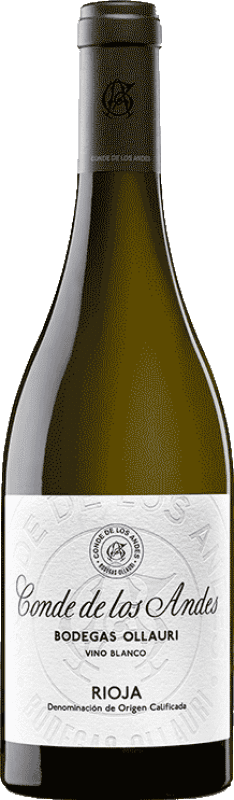 54,95 € Free Shipping | White wine Muriel Conde de los Andes Blanco Aged D.O.Ca. Rioja