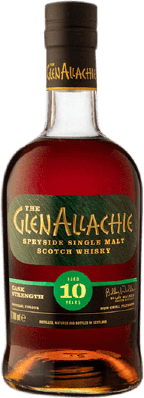 Envoi gratuit | Single Malt Whisky Glenallachie Cask Strenght Batch 8 Ecosse Royaume-Uni 10 Ans 70 cl