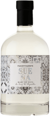 Envio grátis | Aguardente Orujo Pago de Tharsys Sueña Marc de Cava D.O. Valencia Comunidade Valenciana Espanha Garrafa Medium 50 cl