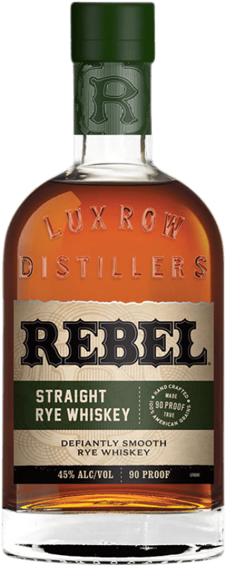 Envio grátis | Whisky Bourbon Rebel Straight Rye Estados Unidos 70 cl