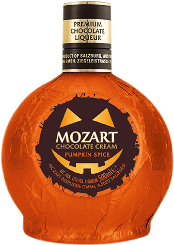 19,95 € Spedizione Gratuita | Crema di Liquore Suntory Pumpkin Chocolate Spiced — Speziato Bottiglia Medium 50 cl